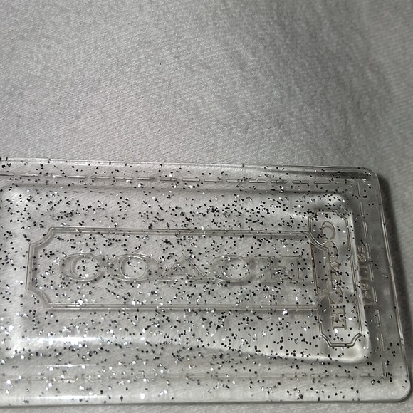 COACH Clear Glitter with Silver Sparkle Hang Tag . Firm Price - Picture 2 of 7